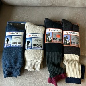 Bundle of NEW hiking socks
